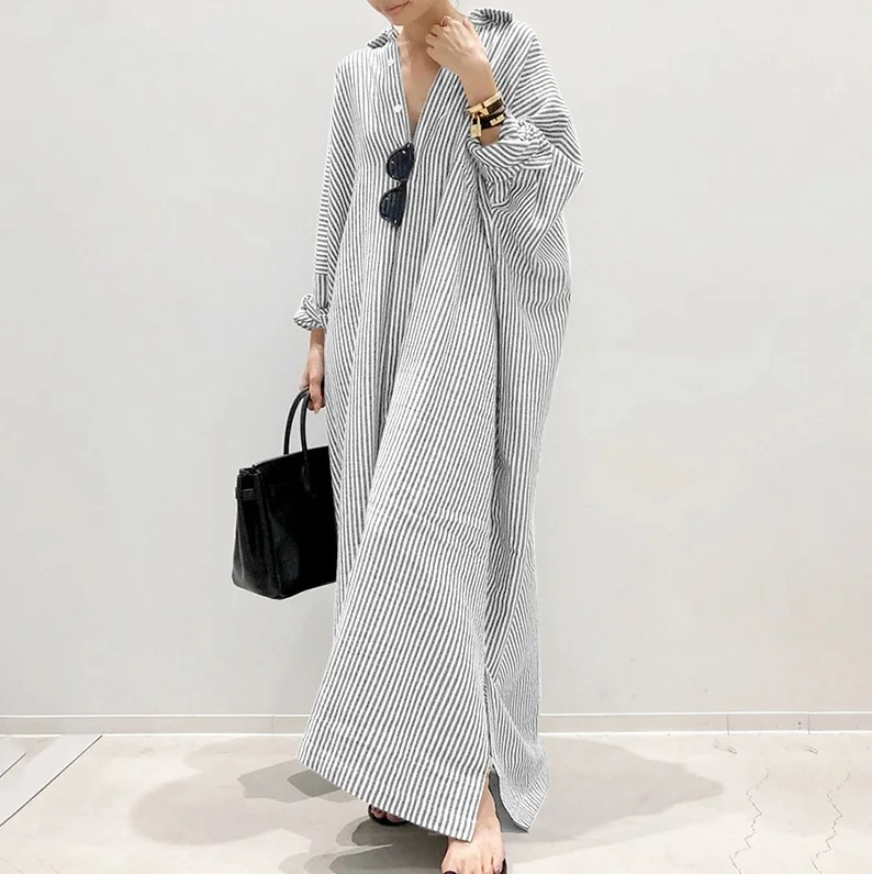 Luna | Hafif Oversize Gömlek Elbise