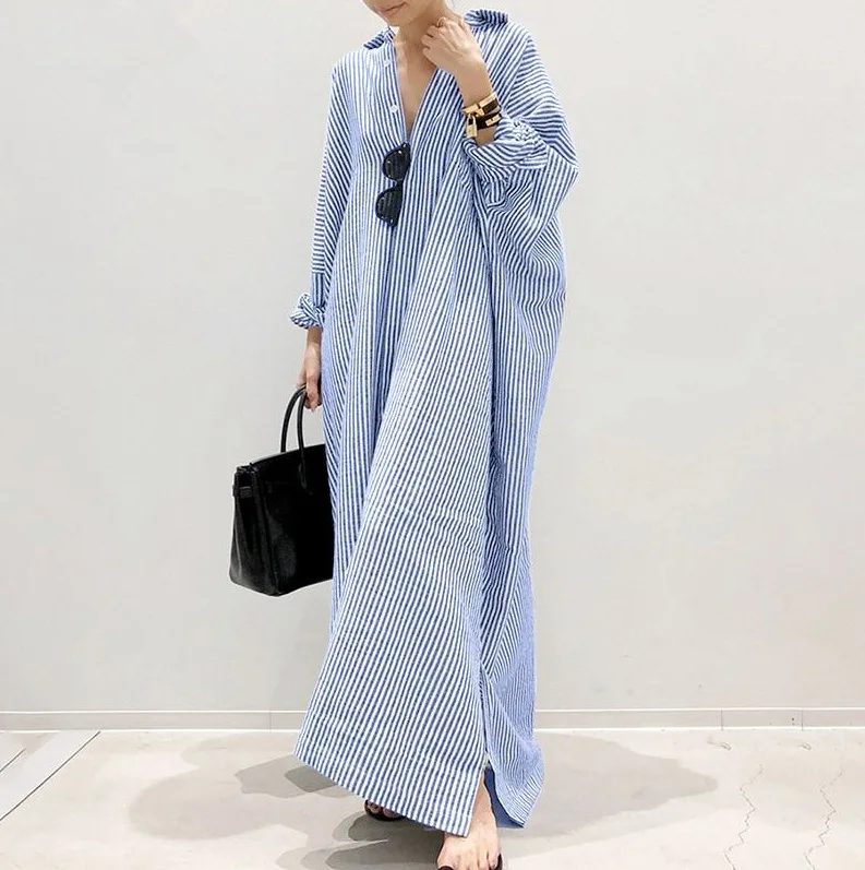 Luna | Hafif Oversize Gömlek Elbise