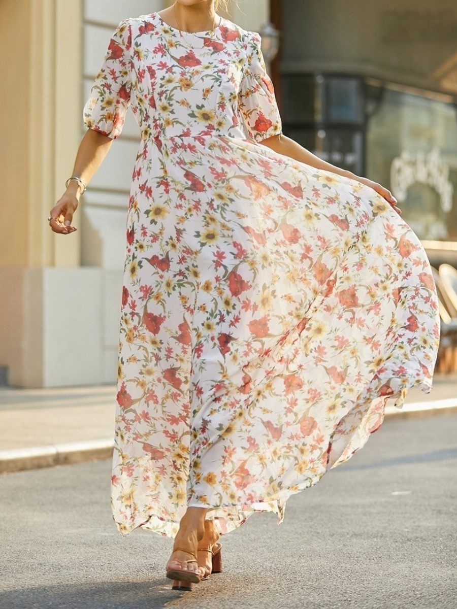 Ariane | Romantik Maxi Elbise