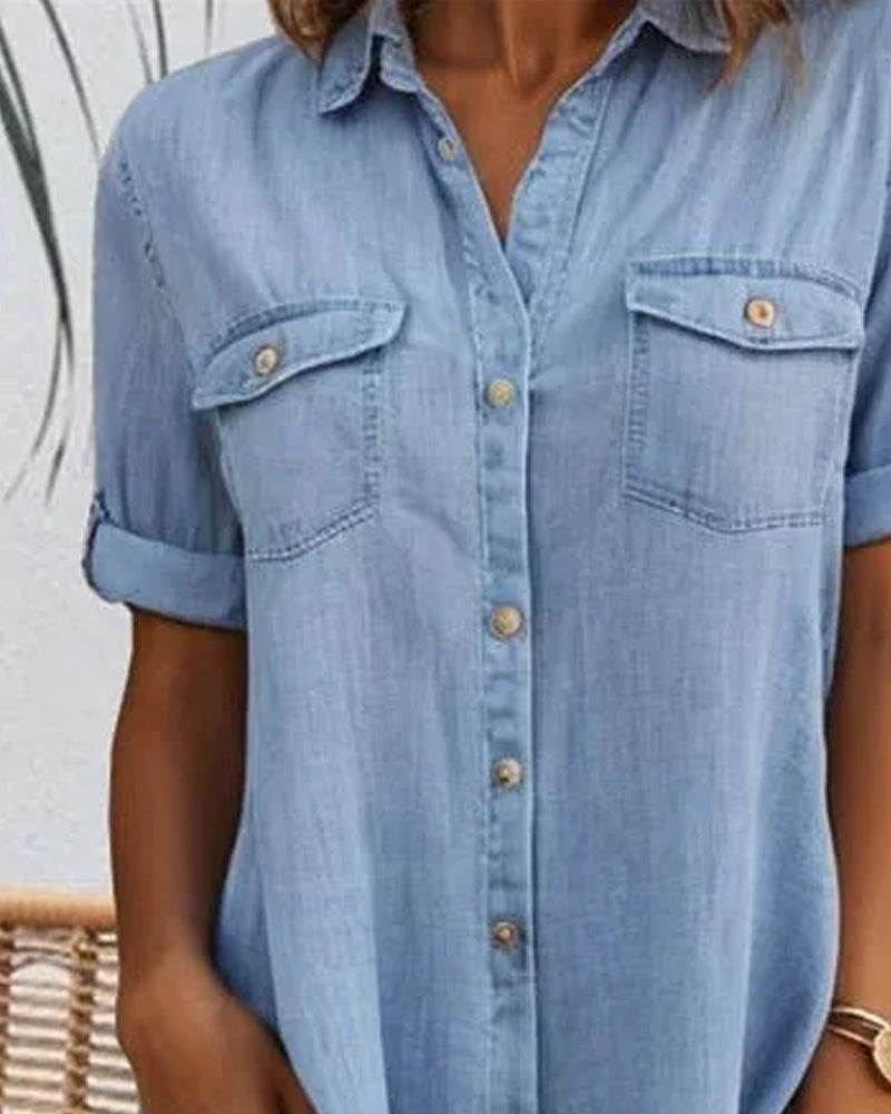 Luna | Rahat Denim Elbise