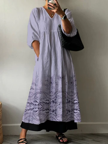 Şık Çiçek Desenli Elbise