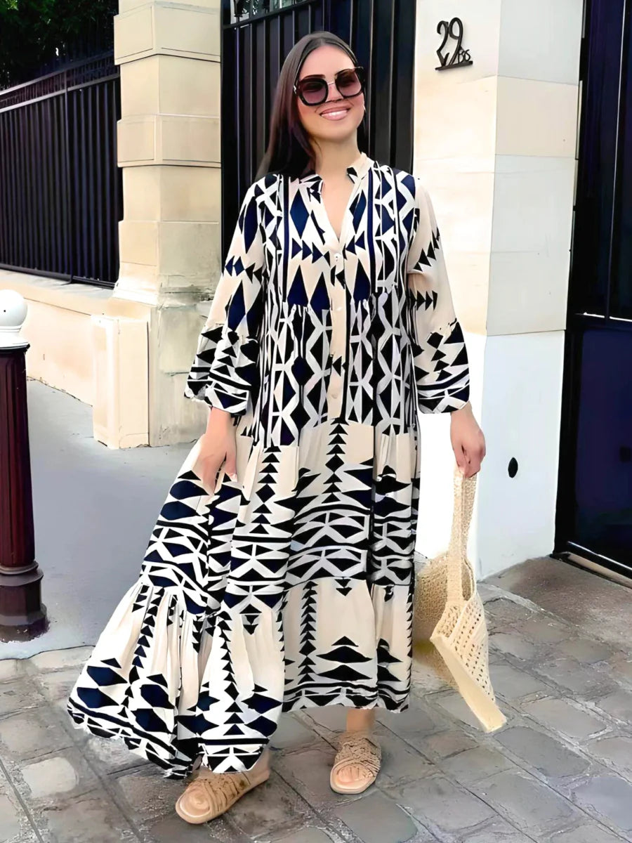 Rosalie | Kraliyet Maxi Elbisesi