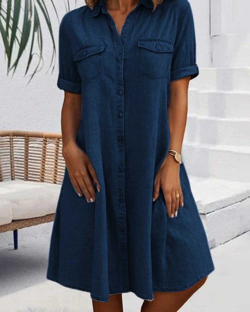 Luna | Rahat Denim Elbise