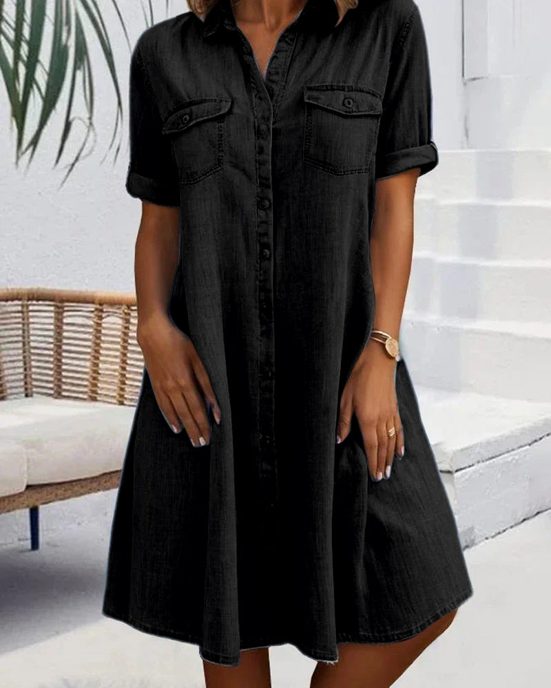 Luna | Rahat Denim Elbise