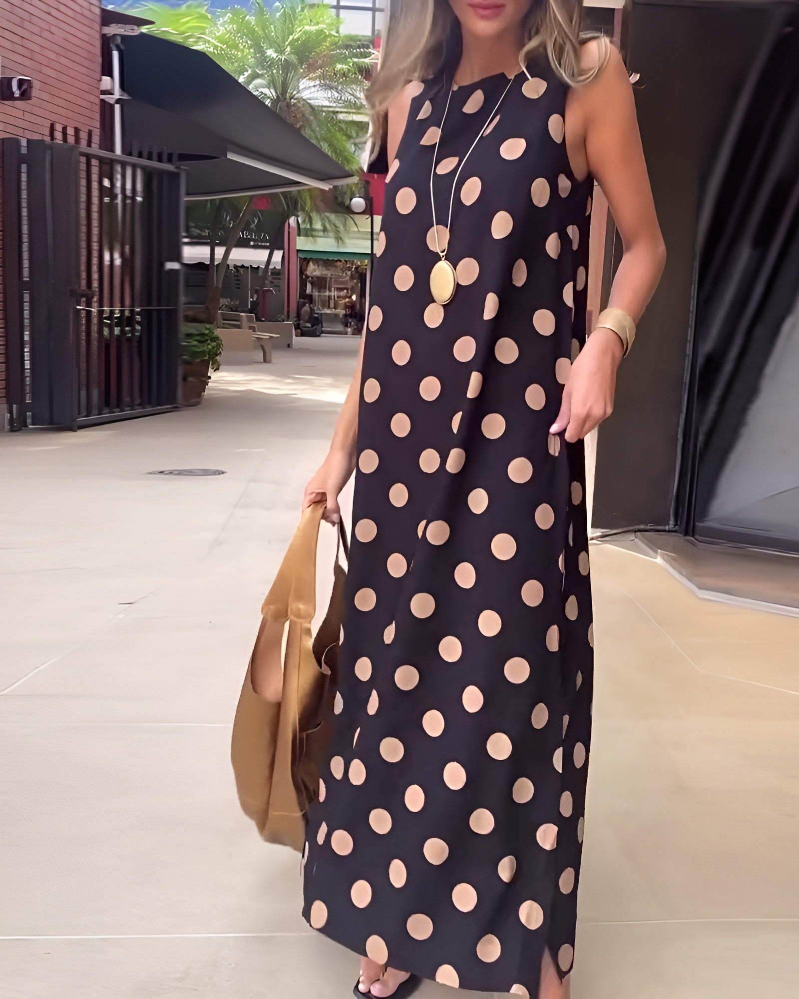 Roxane™ | Maxi puantiyeli elbise