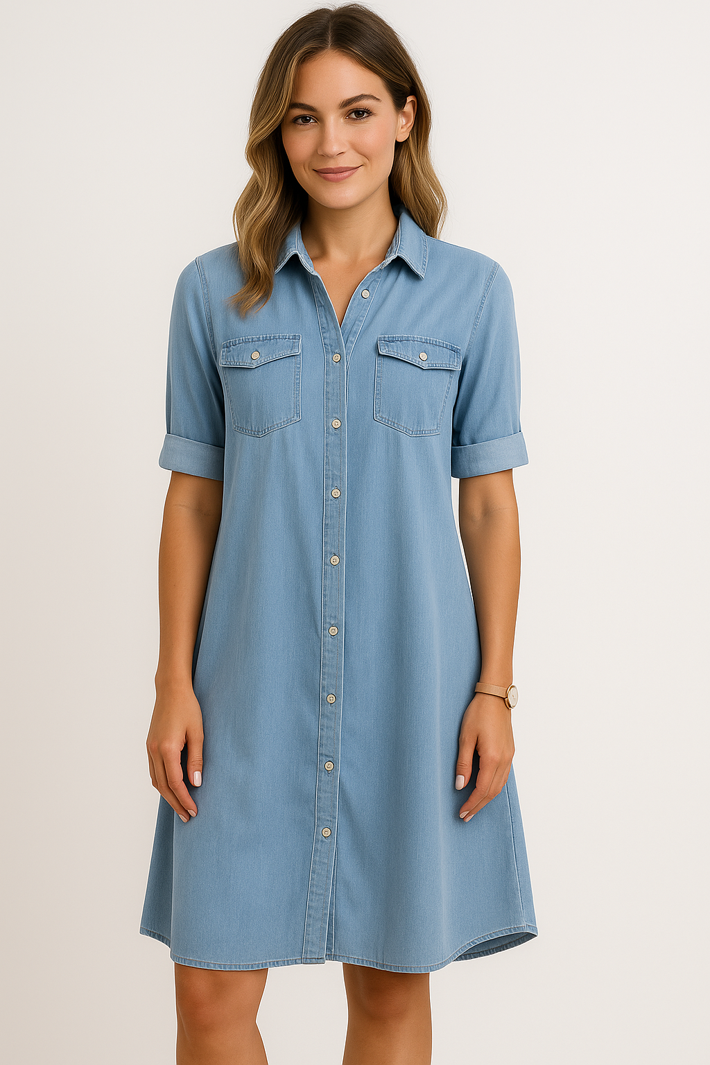 Luna | Rahat Denim Elbise