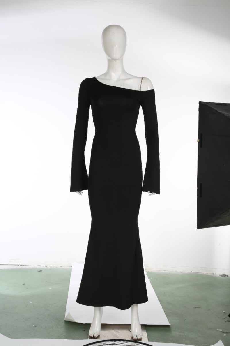 Laluna® | Tek Omuzlu Elbise