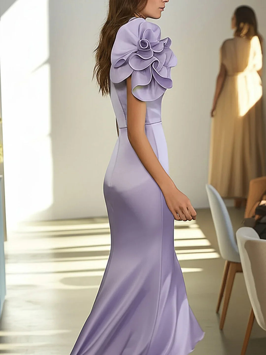 Lavanta Denizkızı Elbisesi