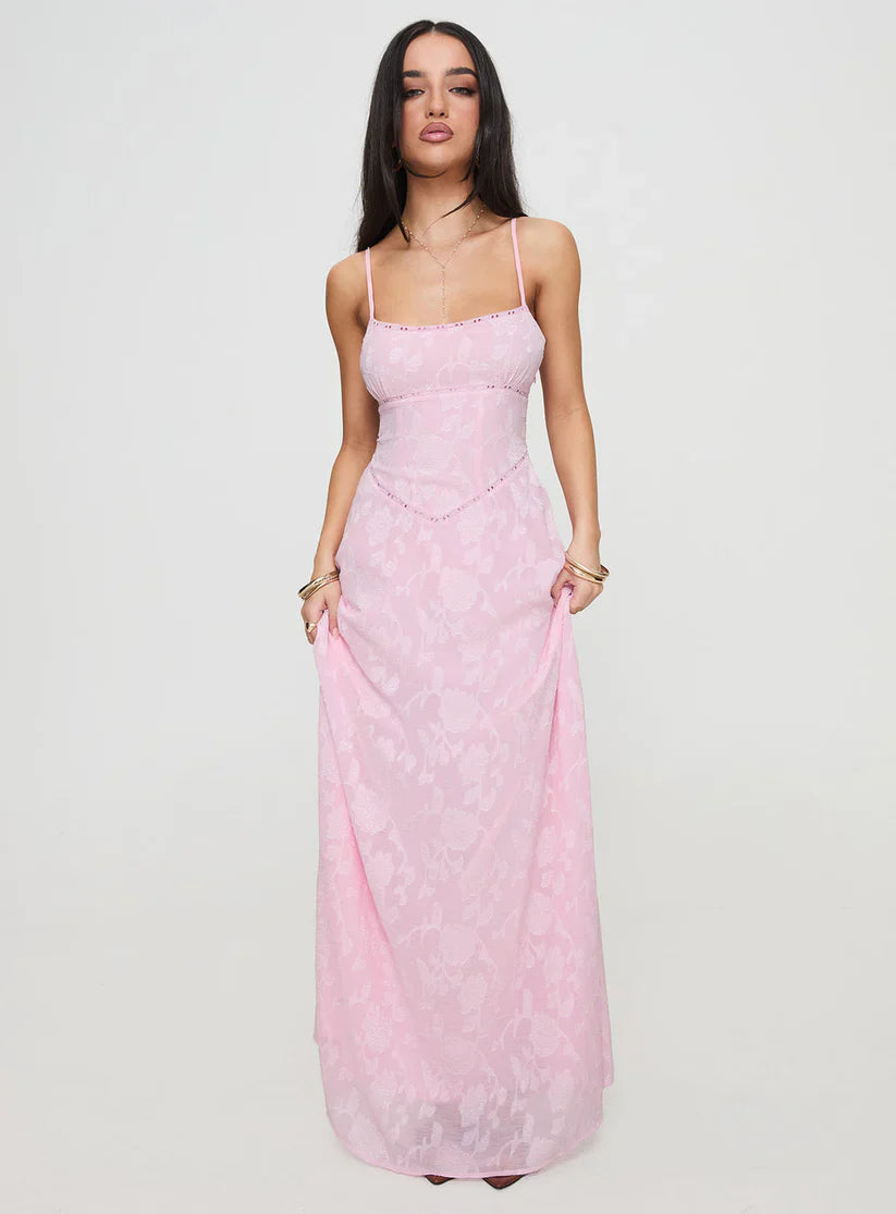 South Of France Maxi Elbise
