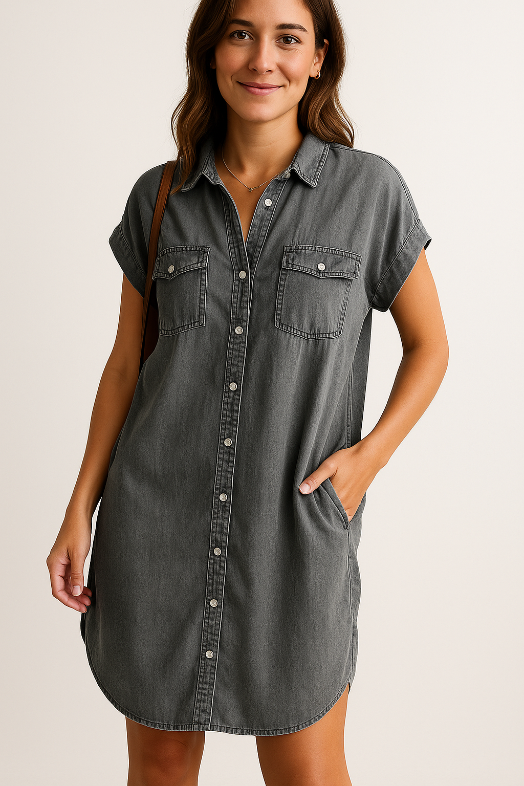 Luna | Şık Modern Denim Elbise