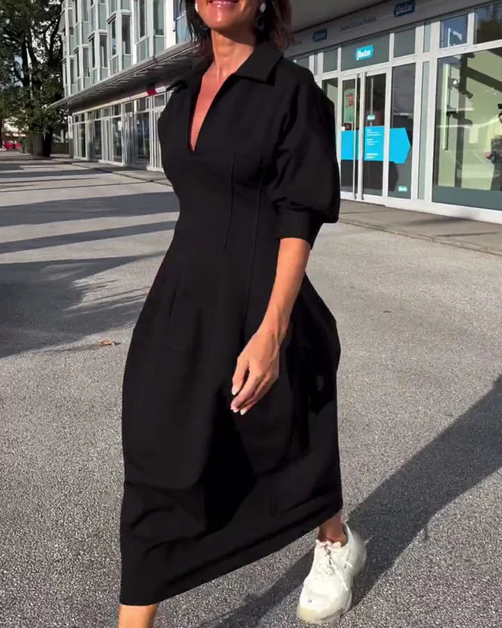 Karolin | Rahat Uzun Elbise