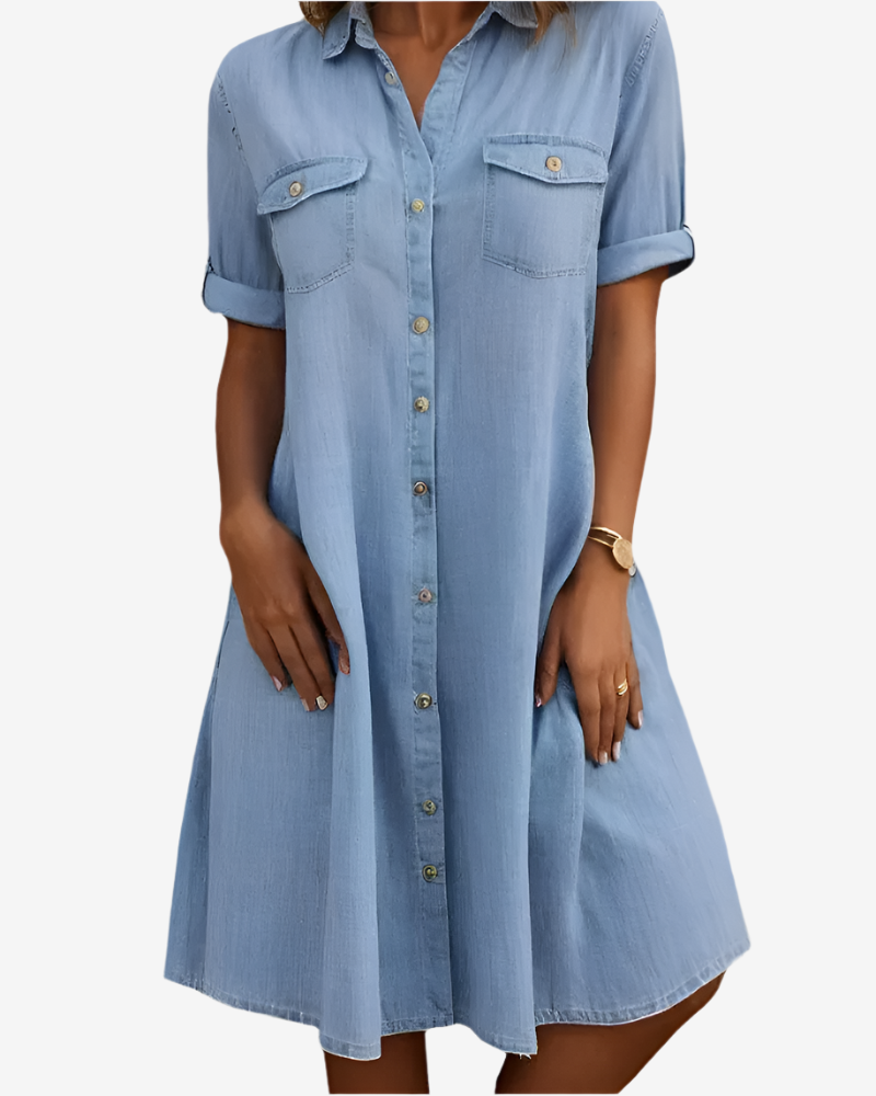 Luna | Rahat Denim Elbise