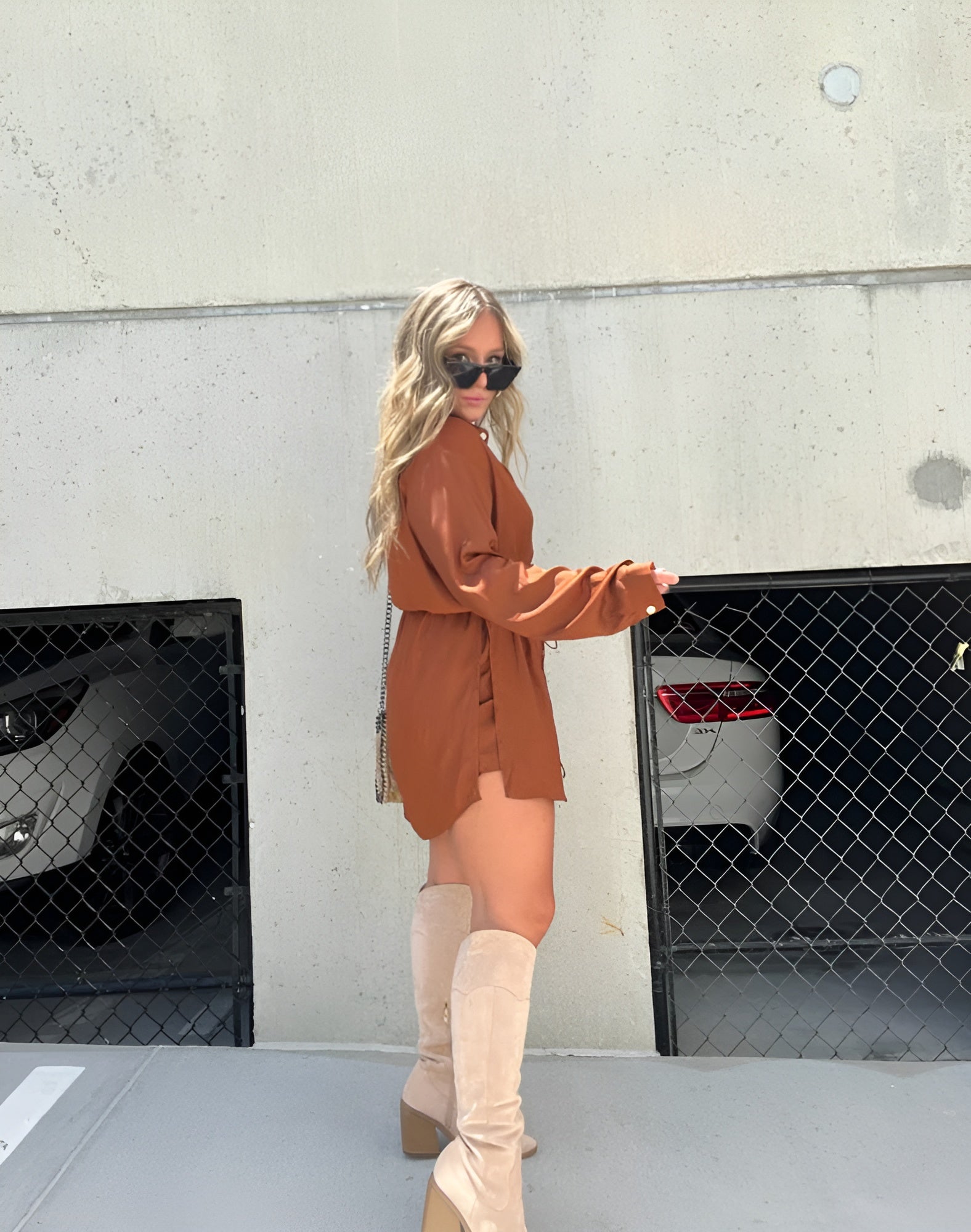 Laluna® | Şık Saten Tulum Elbise