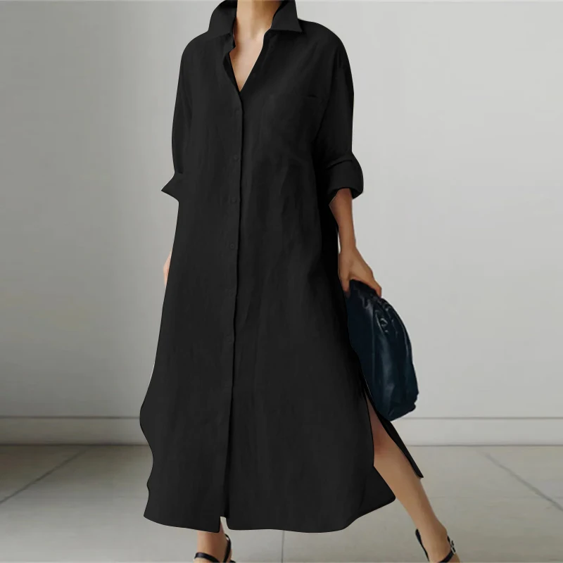 Luna | Rahat Oversize Gömlek Elbisesi