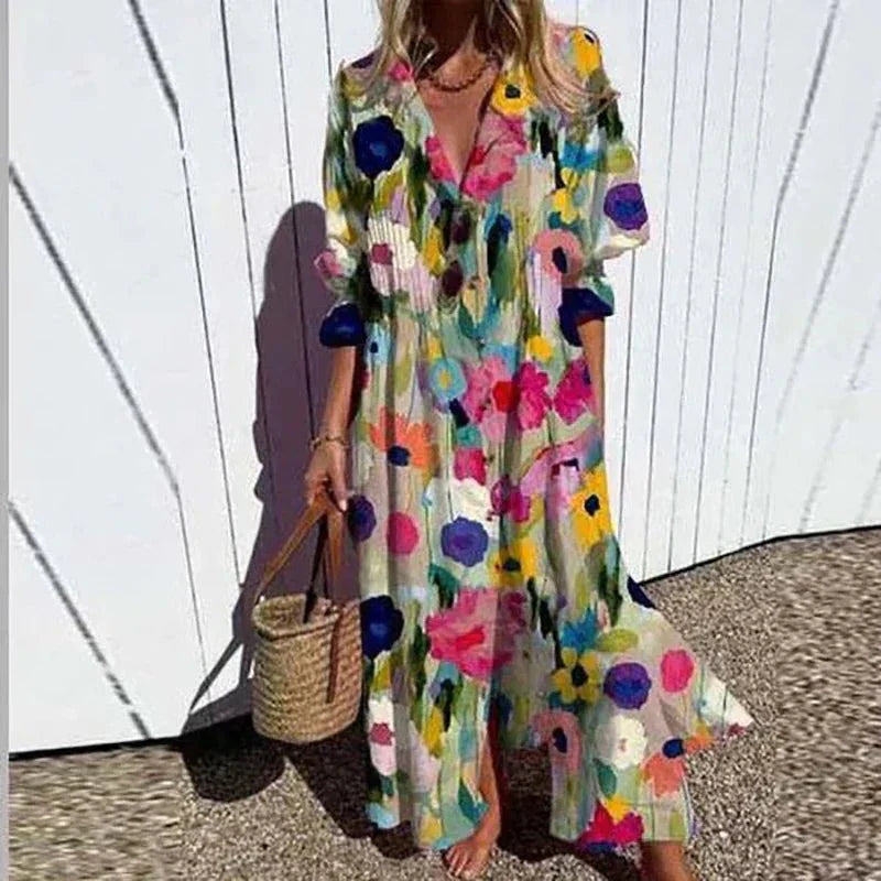 Rimmey | Boho Tarzı Plaj Elbisesi