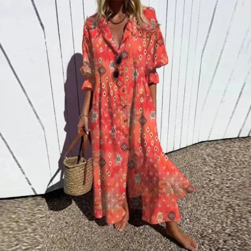 Rimmey | Boho Tarzı Plaj Elbisesi