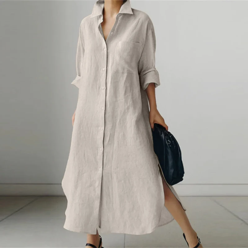 Luna | Rahat Oversize Gömlek Elbisesi