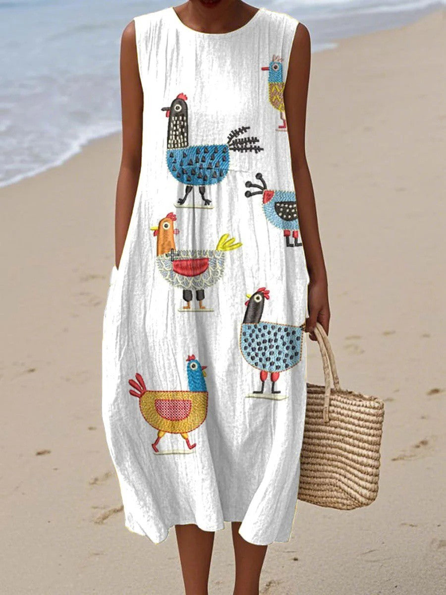 Candace – Patterned Summer Dress