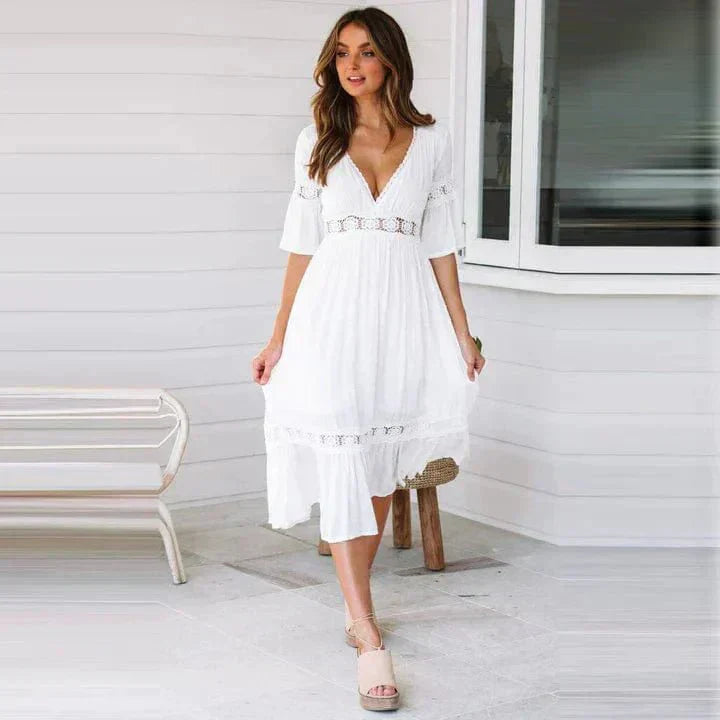 Danielle™ | Uzun Dantel Elbise
