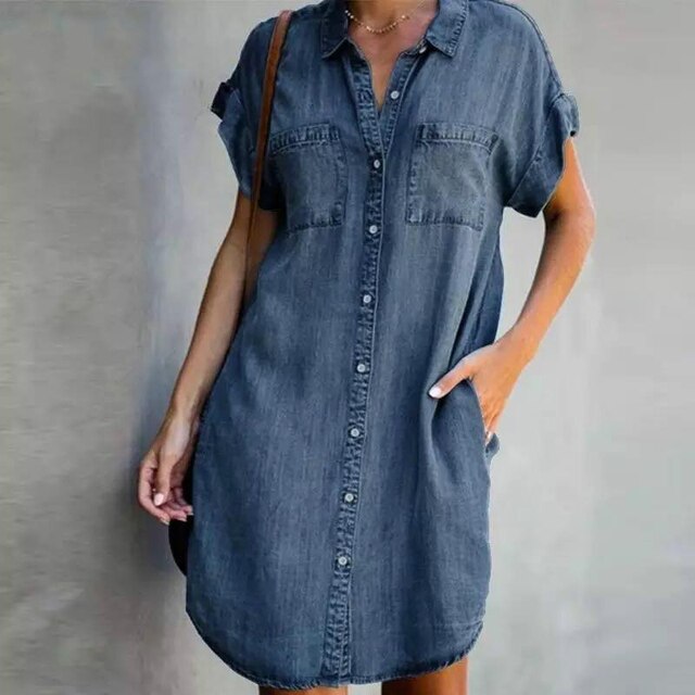 Luna | Şık Modern Denim Elbise
