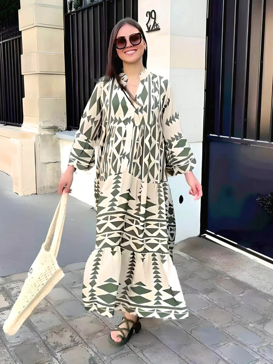 Rosalie | Kraliyet Maxi Elbisesi